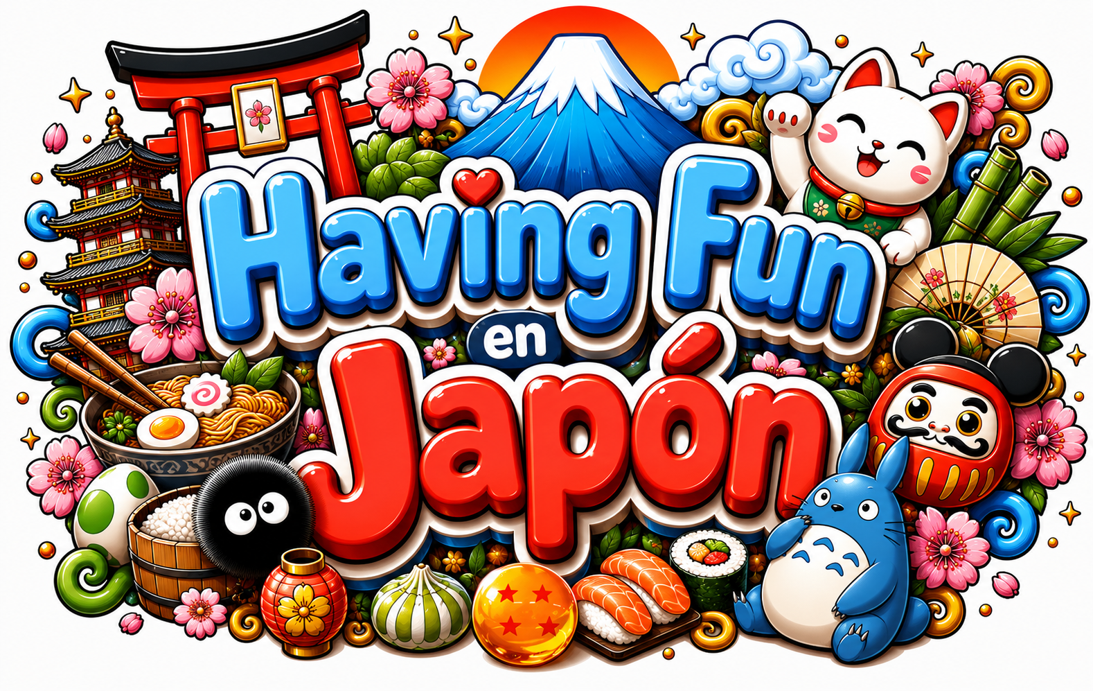 Having fun en Japon
